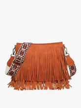 Load image into Gallery viewer, Sadie Suede Fringe Crossbody