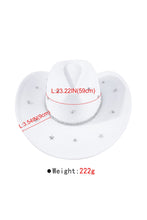 Load image into Gallery viewer, Silver Star Statement Rhinestone Cowboy Hat