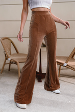Load image into Gallery viewer, High Waist Flare Corduroy Pants
