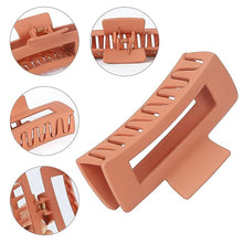 Load image into Gallery viewer, Non-Slip Rectangular Claw Clips