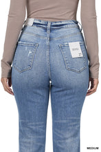 Load image into Gallery viewer, Super High Rise Raw Edge Cuffed Denim