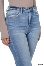 Load image into Gallery viewer, Super High Rise Raw Edge Cuffed Denim