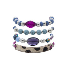 Load image into Gallery viewer, Lalita's Love Stacked Bracelet