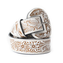 Load image into Gallery viewer, Talon High Desert Women's Belt In White