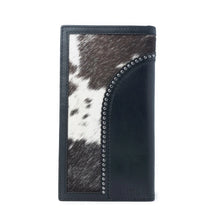 Load image into Gallery viewer, Frontier Mark Hairon Leather Wallet