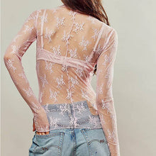 Load image into Gallery viewer, Lux Layering Floral Lace Blouse