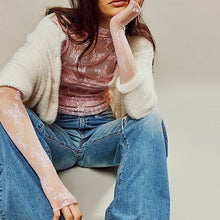 Load image into Gallery viewer, Lux Layering Floral Lace Blouse