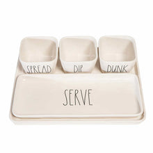 Load image into Gallery viewer, Rae Dunn 5-piece Stoneware Serve Set