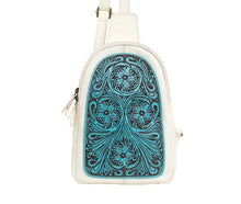 Load image into Gallery viewer, Harmony Ridge Sling Bag in Turquoise