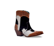 Load image into Gallery viewer, Silverado Hair-on Hide & Hand-tooled Boots