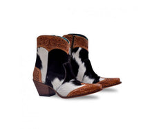 Load image into Gallery viewer, Silverado Hair-on Hide & Hand-tooled Boots