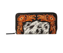 Load image into Gallery viewer, Rose of the Desert Hand-tooled Wallet