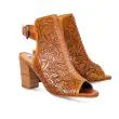 Load image into Gallery viewer, Tan Monika Boot in Hand-tooled Leather