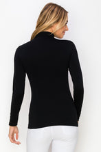 Load image into Gallery viewer, Bare Essential Seamless Mock Neck Long Sleeve Top