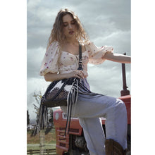 Load image into Gallery viewer, Durango Hand-Tooled Fringed Concealed Carry Bag