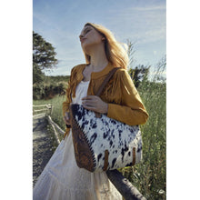 Load image into Gallery viewer, Holstein Bend Hairon Hand-Tooled Bag