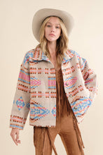 Load image into Gallery viewer, Aztec Jacquard Western Jacket
