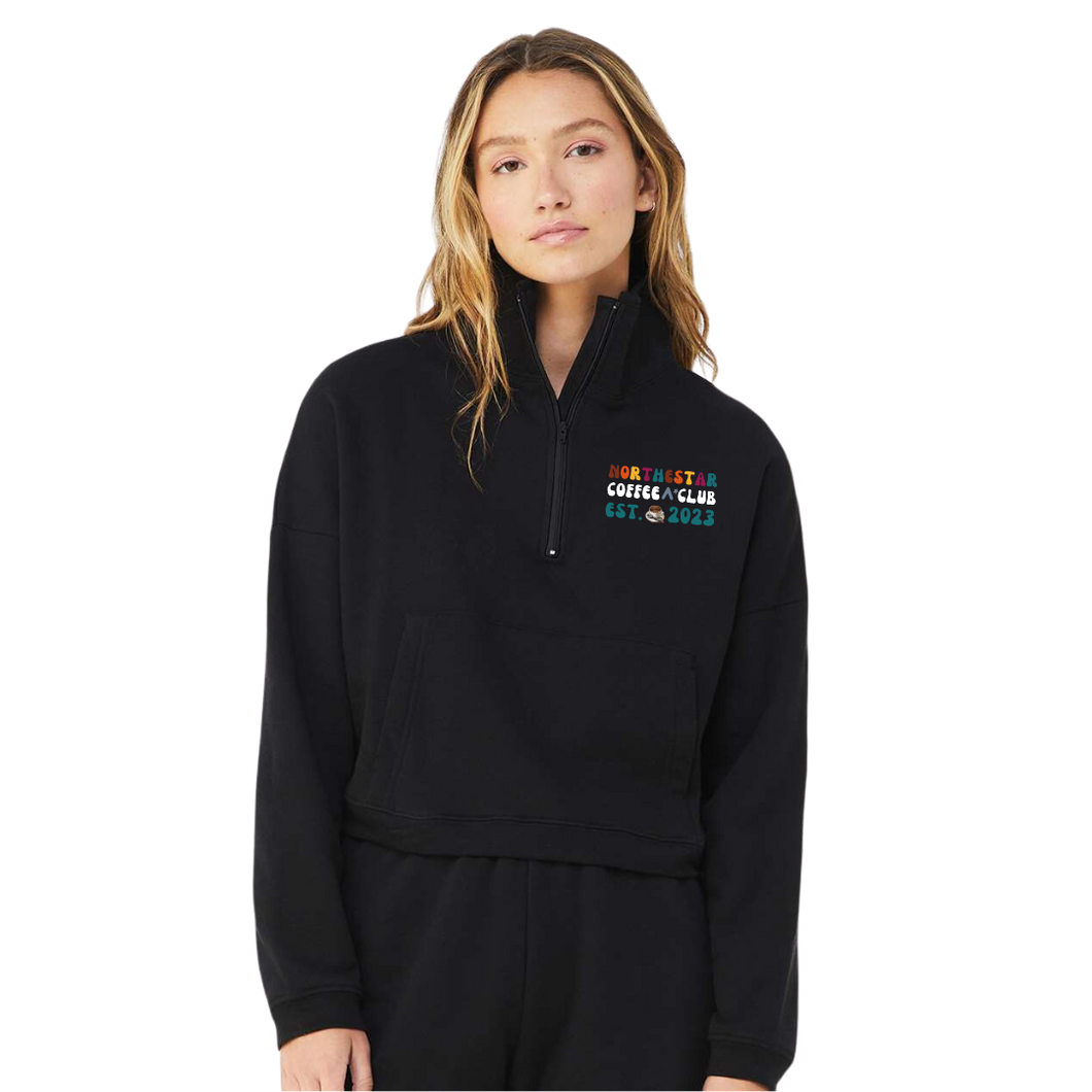 HALF ZIPPED SWEATSHIRT