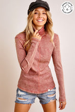 Load image into Gallery viewer, Organic Mineral Washed Turtle Neck
