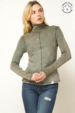 Load image into Gallery viewer, Organic Mineral Washed Turtle Neck
