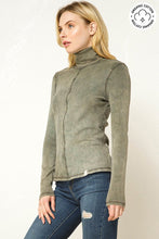 Load image into Gallery viewer, Organic Mineral Washed Turtle Neck
