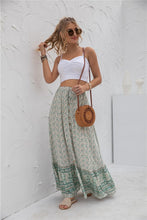 Load image into Gallery viewer, Floral Boarder Print Maxi Skirt
