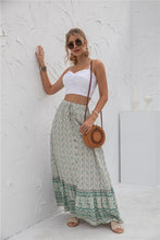 Load image into Gallery viewer, Floral Boarder Print Maxi Skirt
