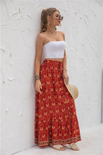 Load image into Gallery viewer, Floral Boarder Print Maxi Skirt
