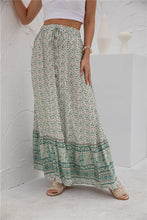 Load image into Gallery viewer, Floral Boarder Print Maxi Skirt
