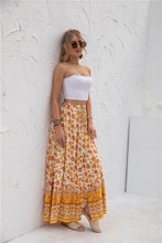 Load image into Gallery viewer, Floral Boarder Print Maxi Skirt
