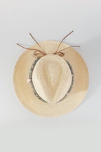 Load image into Gallery viewer, Coastal Cowgirl Beaded Tassel Cowboy Sun Hat
