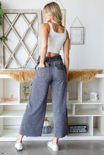 Load image into Gallery viewer, Mineral Washed Palazzo Pants
