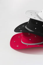 Load image into Gallery viewer, Silver Star Statement Rhinestone Cowboy Hat
