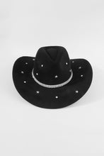 Load image into Gallery viewer, Silver Star Statement Rhinestone Cowboy Hat
