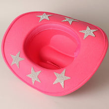 Load image into Gallery viewer, CC Star Rhinestone Trim Cowboy Hat
