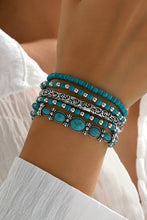Load image into Gallery viewer, Western Turquoise Beading 5pcs Layered Bracelet
