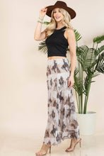 Load image into Gallery viewer, TANIA COWBOY PRINT LINED FULL MESH SKIRT
