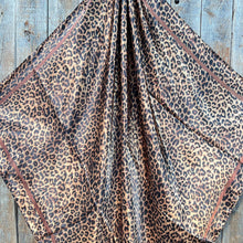 Load image into Gallery viewer, Brown Leopard Wild Rag/Scarf
