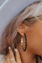 Load image into Gallery viewer, Gem Inlay Retro C-shape Earrings
