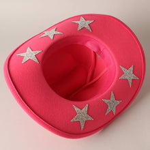 Load image into Gallery viewer, CC Star Rhinestone Trim Cowboy Hat
