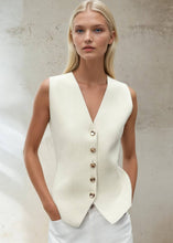 Load image into Gallery viewer, SASSY FINE KNIT BUTTONED VEST
