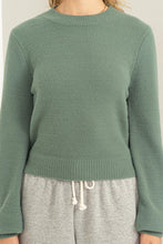 Load image into Gallery viewer, Sammy Cropped Sleeve Sweater
