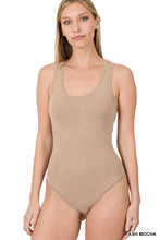 Load image into Gallery viewer, Premium Cotton Racer Back Tank Bodysuit
