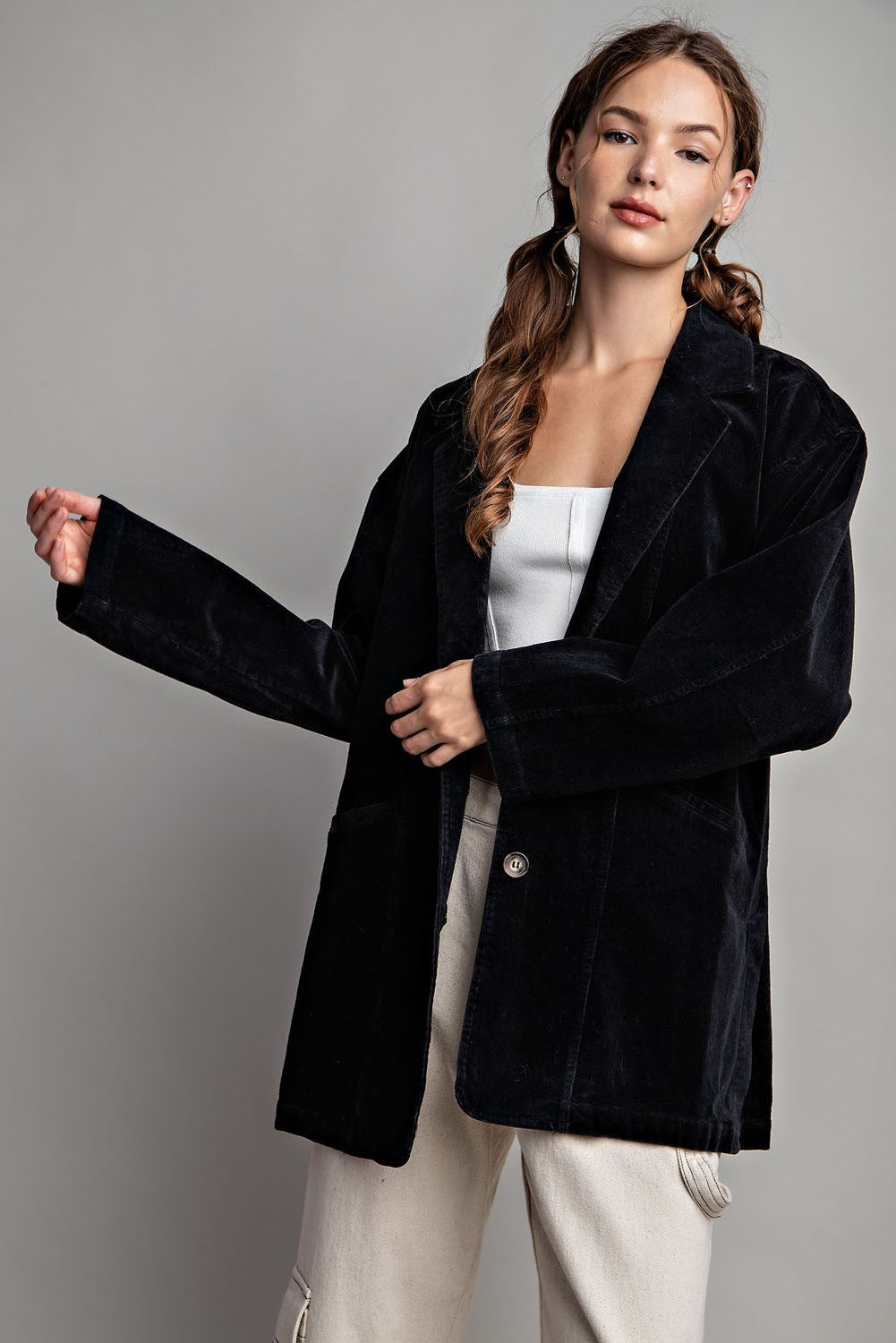 Jenette Velvet Blazer