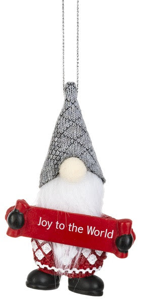 Gnome Ornament - Joy to the World