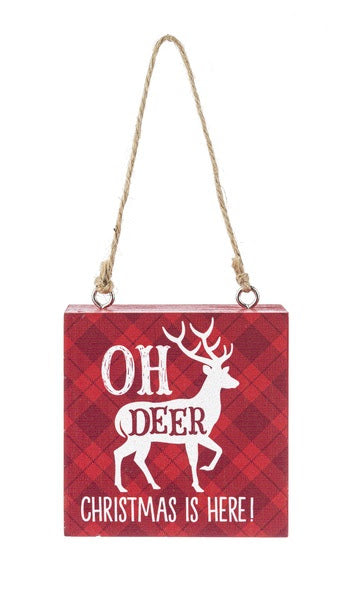 Ornament - Oh Deer Christmas is here!