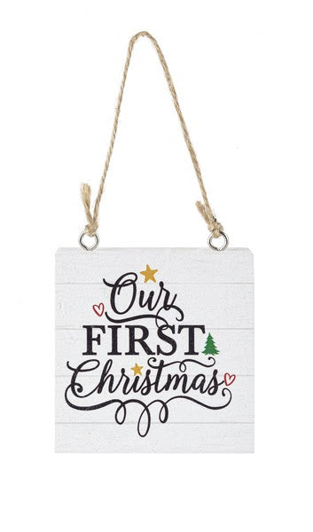 Ornament - Our First Christmas