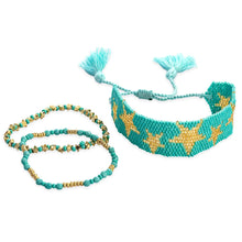 Load image into Gallery viewer, Starshine Bracelet in teal

