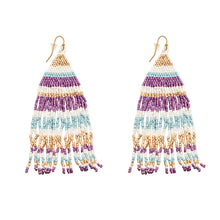 Load image into Gallery viewer, Nanna's Skirt Beaded Earrings
