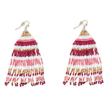 Load image into Gallery viewer, Nanna's Skirt Beaded Earrings
